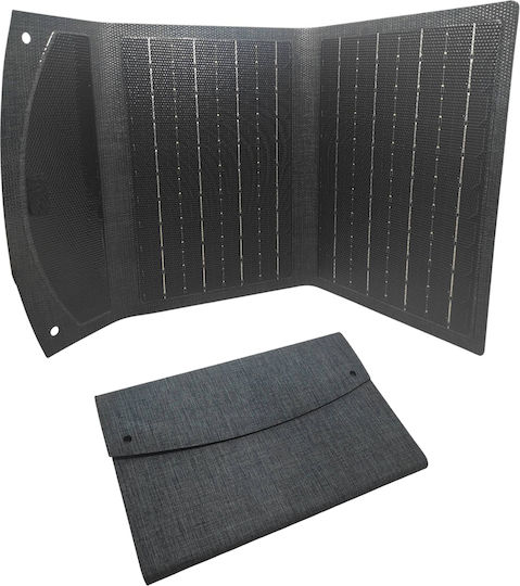 Foldable Solar Panel Charger 12W with USB Output for Portable Devices and Car Batteries RS-12W