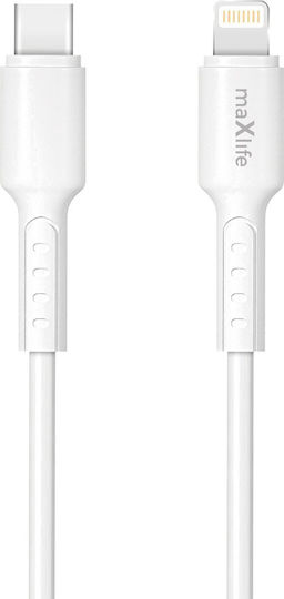 Maxlife USB-C zu Lightning Kabel 27W Weiß 1m