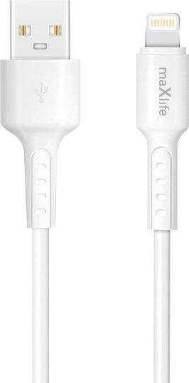 Maxlife USB-A to Lightning Cable White 1m