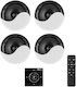 Power Dynamics Powerline Set Installation Speakers Black