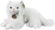 Rappa Plush Cat White Persian 30 cm Eco-friendly 251212 0 Months + 30.00 cm