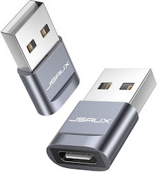 Jsaux USB-A male σε USB-C female 2τμχ Jsaux USB-A male σε USB-C female 2τμχ