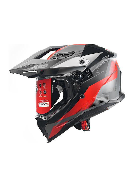 Pilot Atacama SV Green / Red Motorcycle Helmet ...
