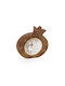 Zivas Tabletop Lucky Charm Pomegranate Brown 10cm 1pcs