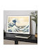 Poster Hokusai Great Wave Kanagawa Art234 60cm X 90cm Black Wooden Frame