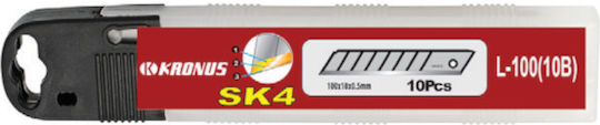 Set 10 Sk4 Cutter Blades L 100 W 18 Thickness 5 Weight 110