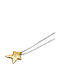 Rubini Colier Talisman Placat cu aur