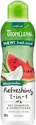 Șampon Tropiclean Refreshing 2în1 Șampon & Balsam Pepene Verde Cocos 355ml Șampon Tropiclean Refreshing 2în1 Șampon & Balsam Pepene Verde Cocos 355ml