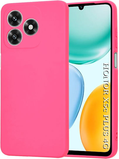 Back Cover Σιλικόνης Φούξια (Honor X5C Plus)
