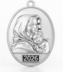 Metal Decorative Pendant Panagia Christ 3.5x4cm...