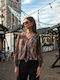 Women's Blouse Long Sleeve Gray