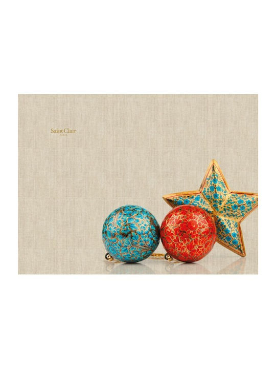Saint Clair Set Weihnachtliche Platzsets L45xB3...
