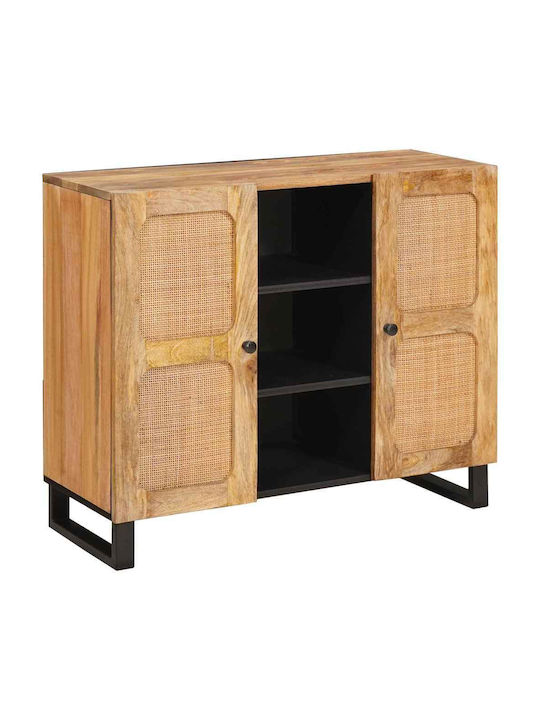 Bufet din Lemn Masiv & Metal Maro 40x33.5x110cm