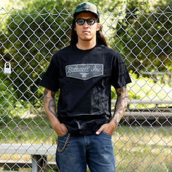 Biltwell Tricou Grey, Black