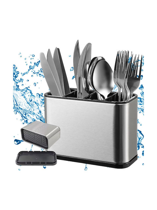 Verk Group Dish Drainer from Stainless Steel in Silver Color