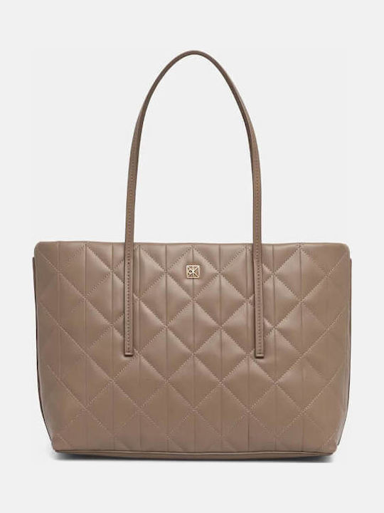 Calvin Klein Women's Tote Bag Taupe LV04F3325G VFU