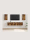 Living Room TV Unit Smoked Oak L30xW31xH60cm