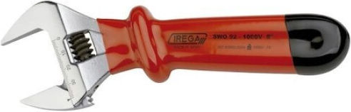 Irega Swo 92 1000 V Adjustable Wrench Increased Opening Insulated To 1000 V Size 176 Mm 6'' 570313006005105