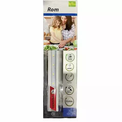 Led Under Cabinet Lamp Hi Lite Rom 3664458-b9540 Touch Sensor 30cm 260lm 5 W Energy A+ 4000k Neutral White Silver