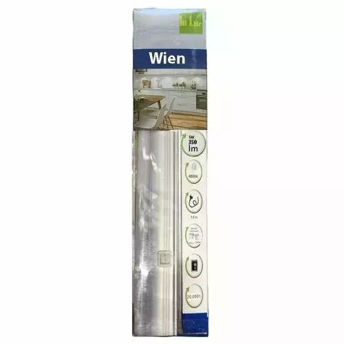LED Лампа За Монтаж Под Шкаф Hi Lite Wien 3663765 32см 350 Лм 5W Енергиен Клас A+ 4000K Бяла С Превключвател