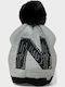 Pom Pom Beanie Γυναικείος Σκούφος Πλεκτός σε Γκρι χρώμα