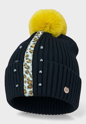 Suyutti Pom Pom Beanie Γυναικείος Σκούφος Πλεκτός σε Μαύρο χρώμα