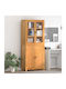 Kleiderschrank Büro Coffee 80x35x185cm