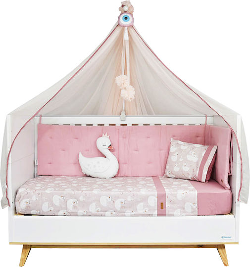 Bebe Stars Baby Crib Bedding Set 9pcs Pink