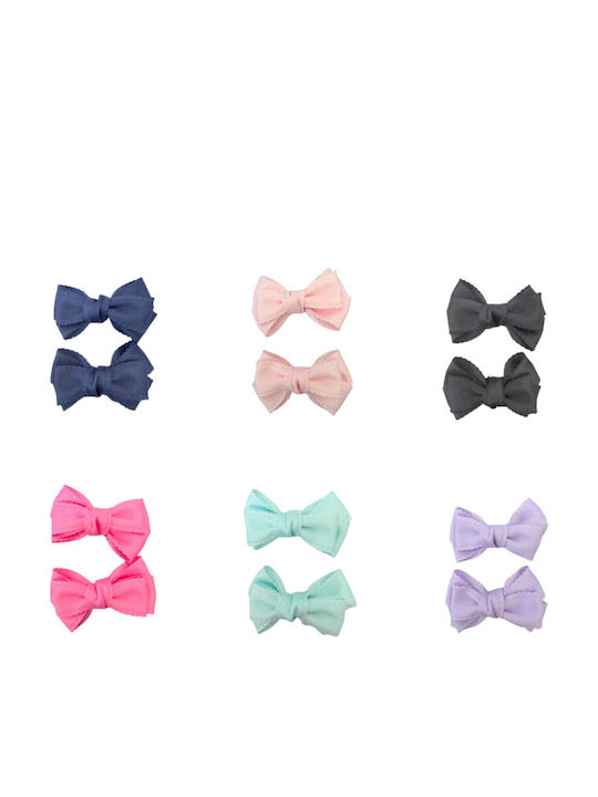 Ro-Ro Accessories Σετ Παιδικά Κοκαλάκια με Κλιπ 2τμχ (Διάφορα Σχέδια) 2τμχ