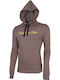 Sweatshirt with Hood Brown