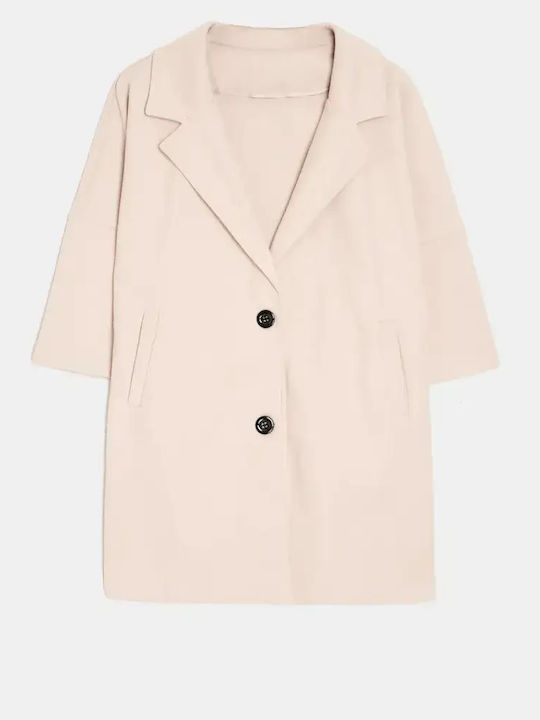 Women's Light Ice Gray Coat Size 2XL