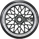 Blunt Diamond Hollow Wheels 120 Black Black