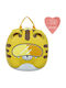 Cute Tiger Eva Παιδική Τσάντα Πλάτης Κίτρινη 28x28x12εκ.