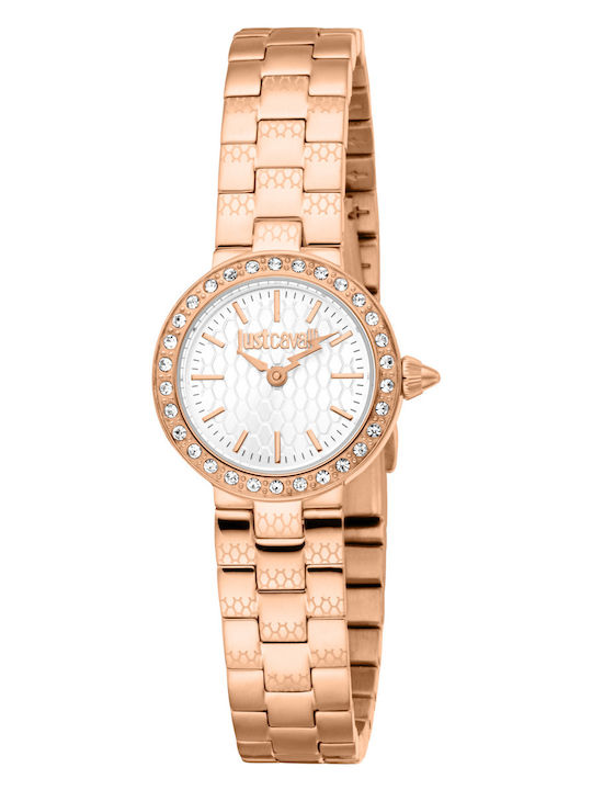 Just Cavalli Ceas de Damă cu Rose Gold Brățară ...