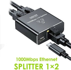 Green Lyca GL69695 Unmanaged L2 Switch with 2 Gigabit (1Gbps) Ethernet Ports Green Lyca GL69695 Unmanaged L2 Switch with 2 Gigabit (1Gbps) Ethernet Ports