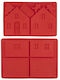 Sugar Love Silicone Baking Pan Gingerbread House 36x25x1.3cm 2pcs