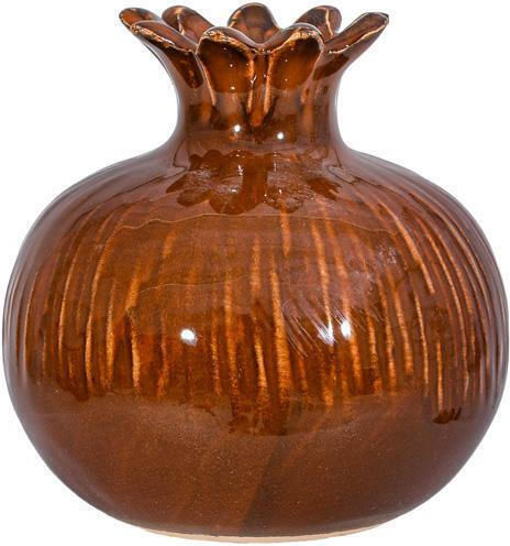 Fylliana Fl7396 Handmade Настолници Гоури Нар Кафяв Керамичен 13x13см 4бр