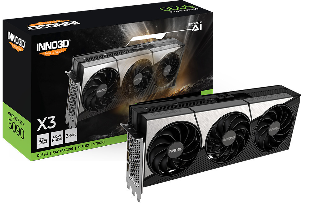Inno 3D GeForce RTX 5090 32GB GDDR7 iChill X3 Graphics Card C50903