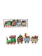 Wooden Christmas Train 6 X 20cm 2 Pieces