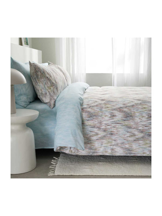 Vesta Home Fiona-2 Σετ Σεντόνια Μονά 170x270εκ. Blue (3τμχ)