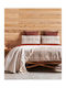 Peiraiki Patraiki Set Cearșafuri cu Elastic 160x200+35cm. Omega Agadir Beige 4buc