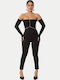 One-Piece Strapless Jumpsuit Sleeves Size One Size