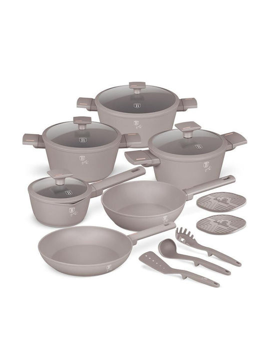 Berlinger Haus Cookware Set from Aluminum with Non-stick Coating 6pcs