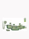 Risoli Cookware Set of Cast Aluminum with Non-stick Coating 6pcs