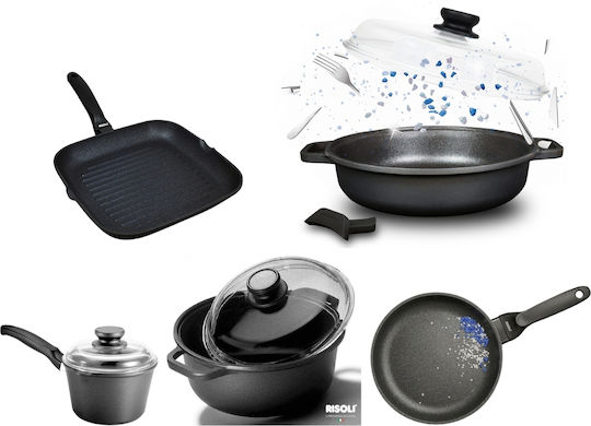 Risoli Cookware Set from Cast Aluminum 5pcs