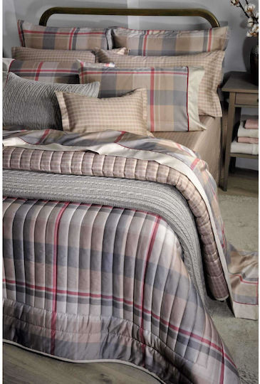 Down Town Home Set Queen 4pcs 160x200+35cm with Elastic 865 Brady S865