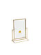 Espiel Metallic Gold Photo Frame 2 Pieces
