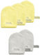 Glov Water-only Skin Makeup Remover Facial Cleansing Glove Set Baby Banana 3 Pieces Silver Stone 3 Pieces