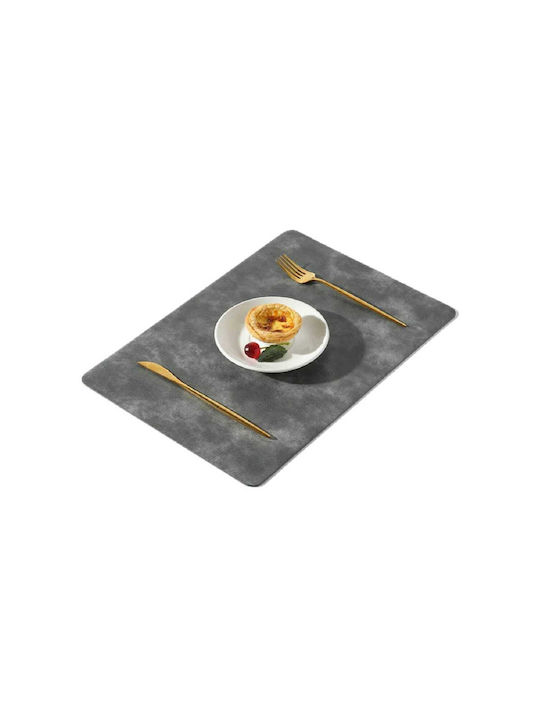 Yuk PU Placemat Gray 45x30cm