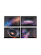 Out of the Blue Galaxy Tischsets Kunststoff Mehrfarbig 4 Stück